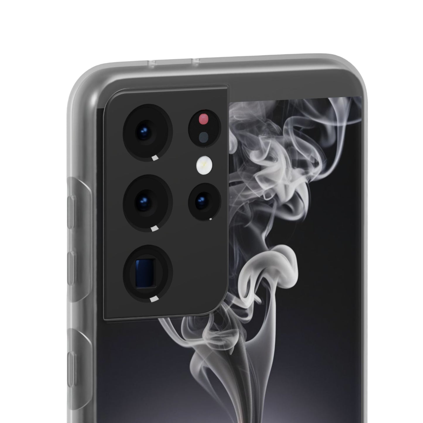 Stylish Flexi Case with Smoke and Stars Design | Unique Phone Accessory