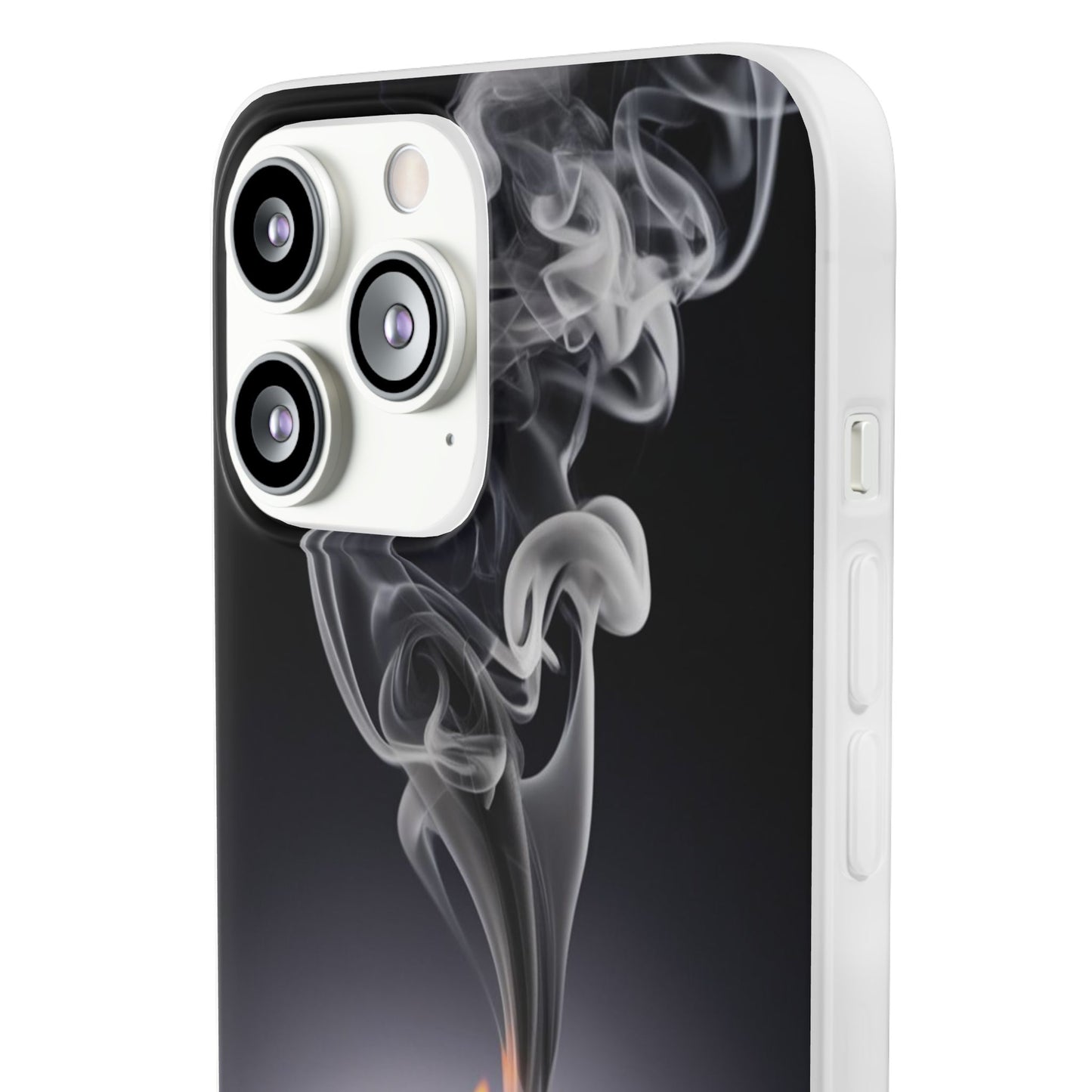 Stylish Flexi Case with Smoke and Stars Design | Unique Phone Accessory