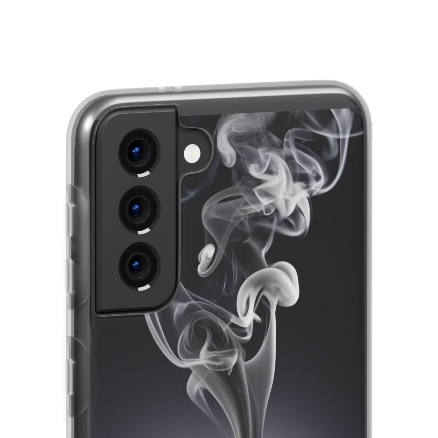 Stylish Flexi Case with Smoke and Stars Design | Unique Phone Accessory