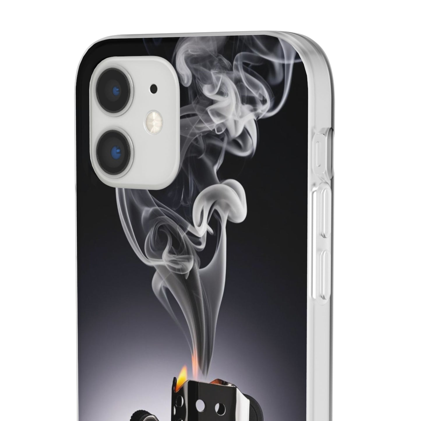 Stylish Flexi Case with Smoke and Stars Design | Unique Phone Accessory