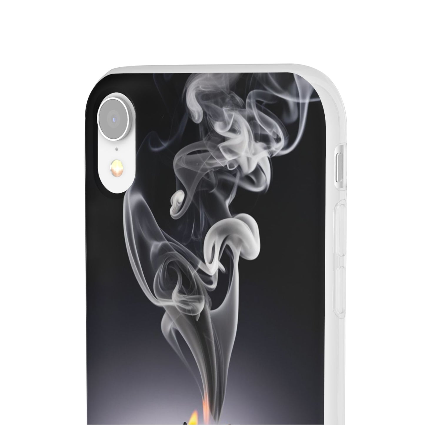 Stylish Flexi Case with Smoke and Stars Design | Unique Phone Accessory