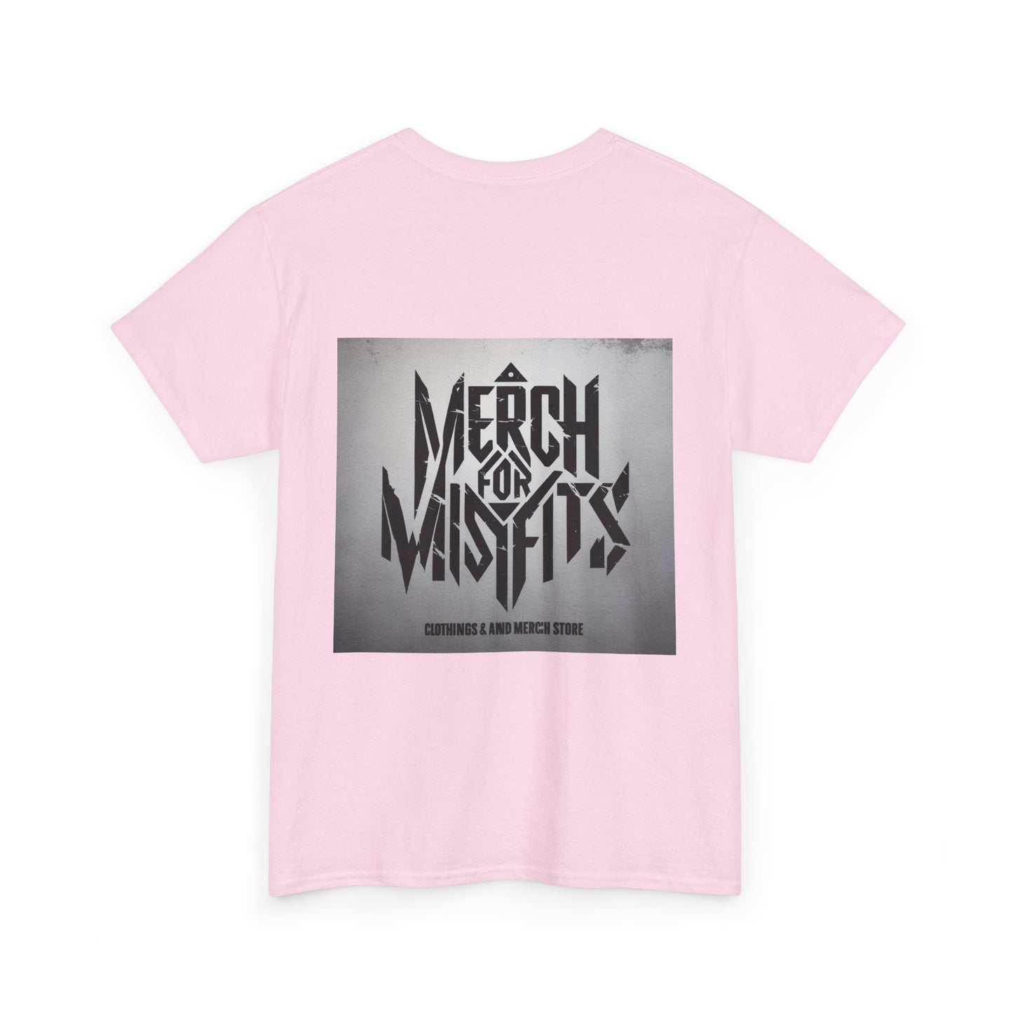 Meme Unisex Heavy Cotton Tee - 'Merch for Misfits' Graphic Shirt with Sobriety Theme