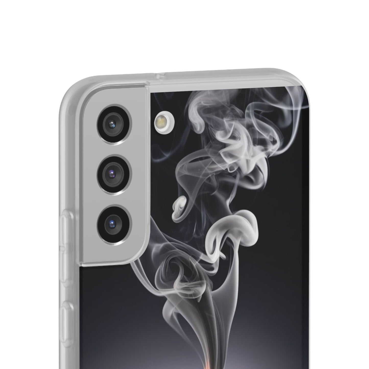Stylish Flexi Case with Smoke and Stars Design | Unique Phone Accessory
