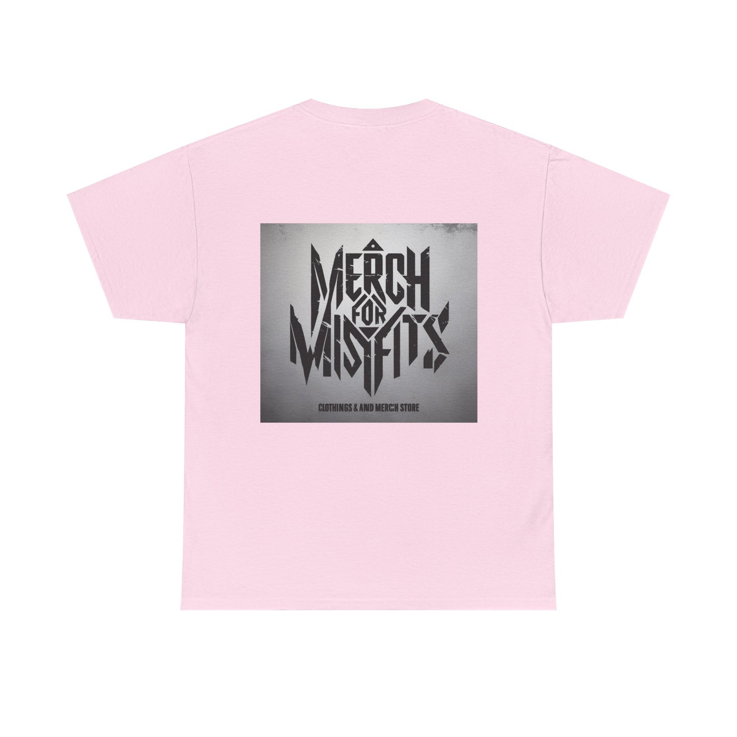 Meme Unisex Heavy Cotton Tee - 'Merch for Misfits' Graphic Shirt with Sobriety Theme