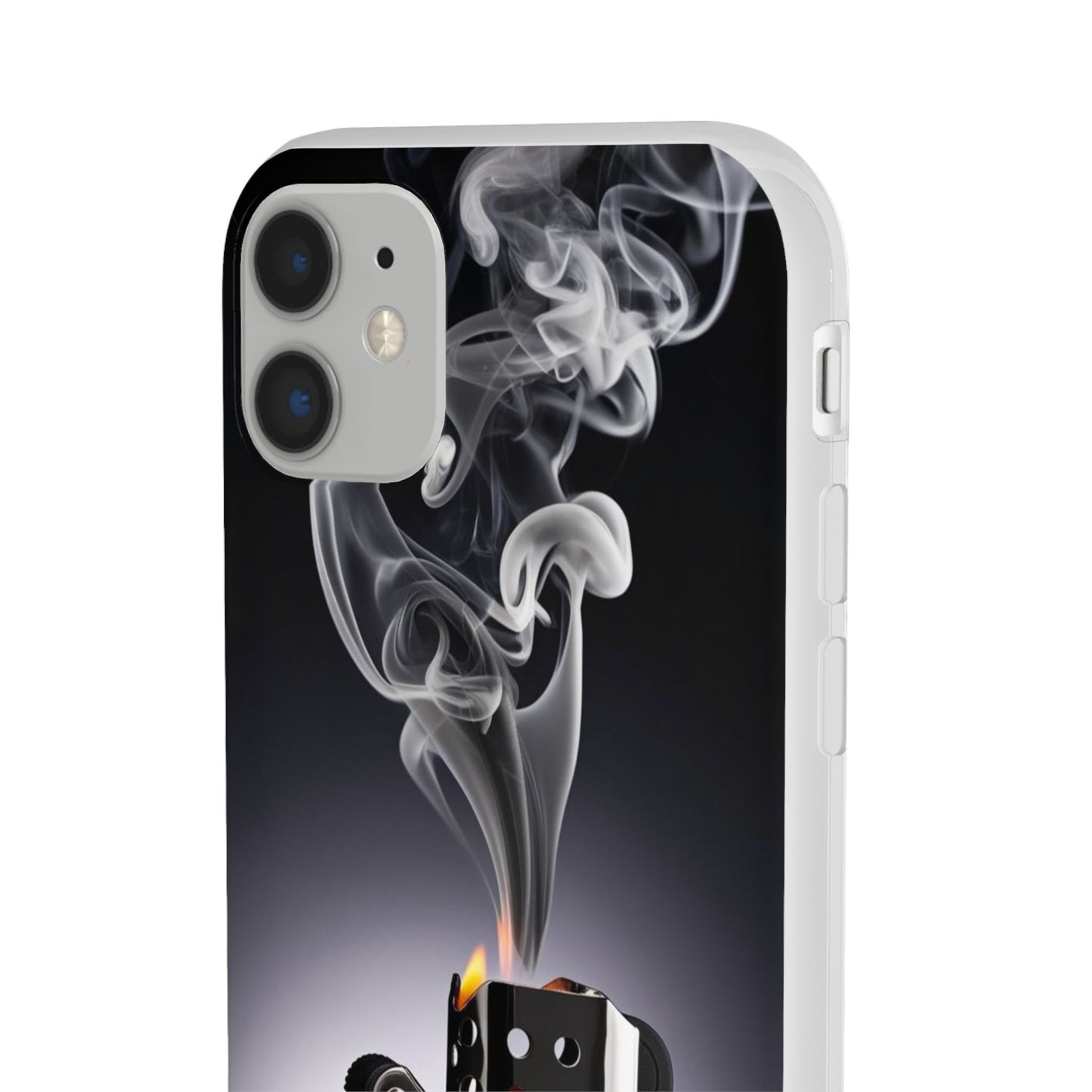 Stylish Flexi Case with Smoke and Stars Design | Unique Phone Accessory