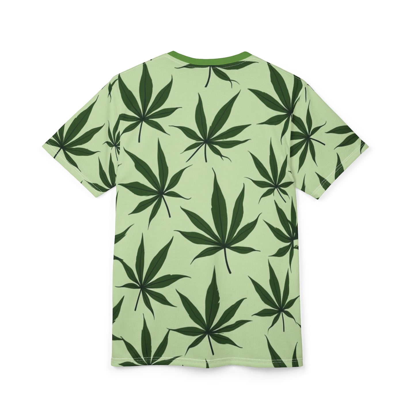 "Stoner's Delight" 420 Weed Leaf Shirt - Cannabis All Over Print T-Shirt for Stoners & Smokers