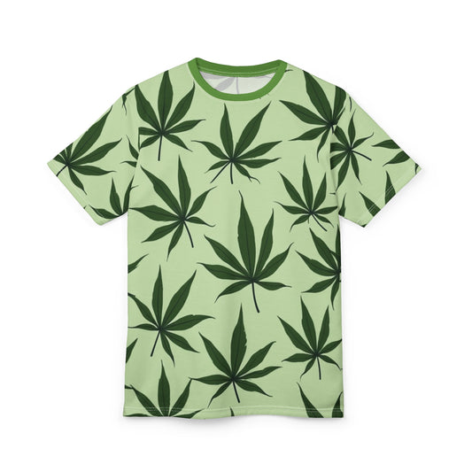 "Stoner's Delight" 420 Weed Leaf Shirt - Cannabis All Over Print T-Shirt for Stoners & Smokers